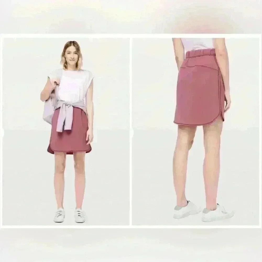 Lululemon On The Fly Skirt
Woven Misty Merlot  Rose Pink Size 4